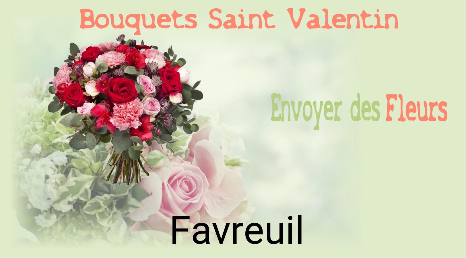 Roses de Saint-Valentin livrées à Favreuil